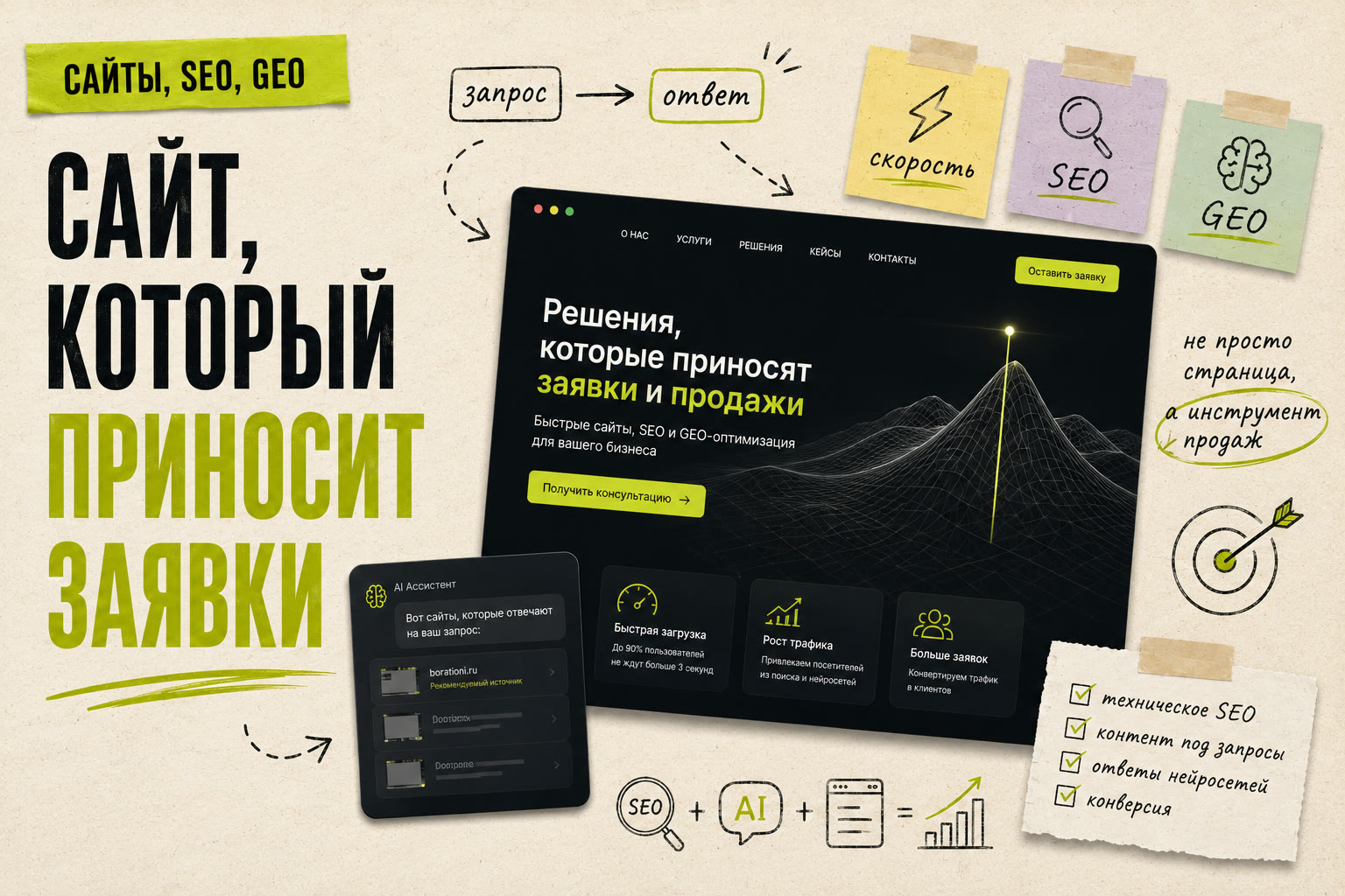 Сайт, который приносит заявки