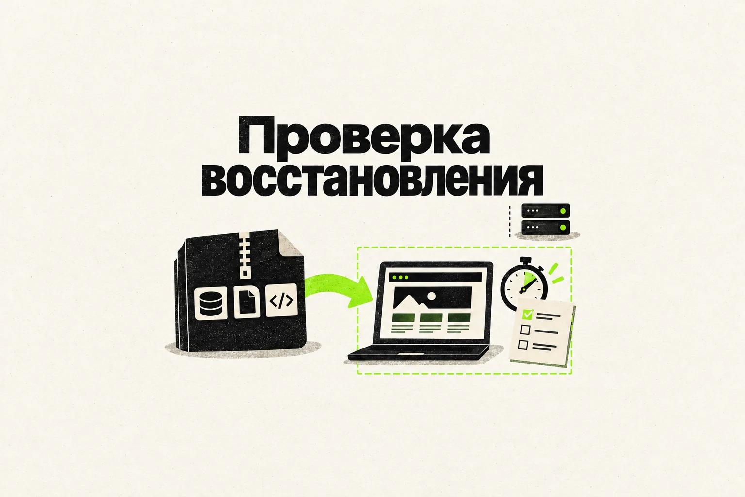 Резервная копия сайта есть. Как проверить, что из неё можно восстановиться