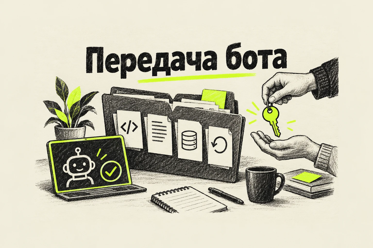 Передача бота новому разработчику: какие доступы и документы проверить