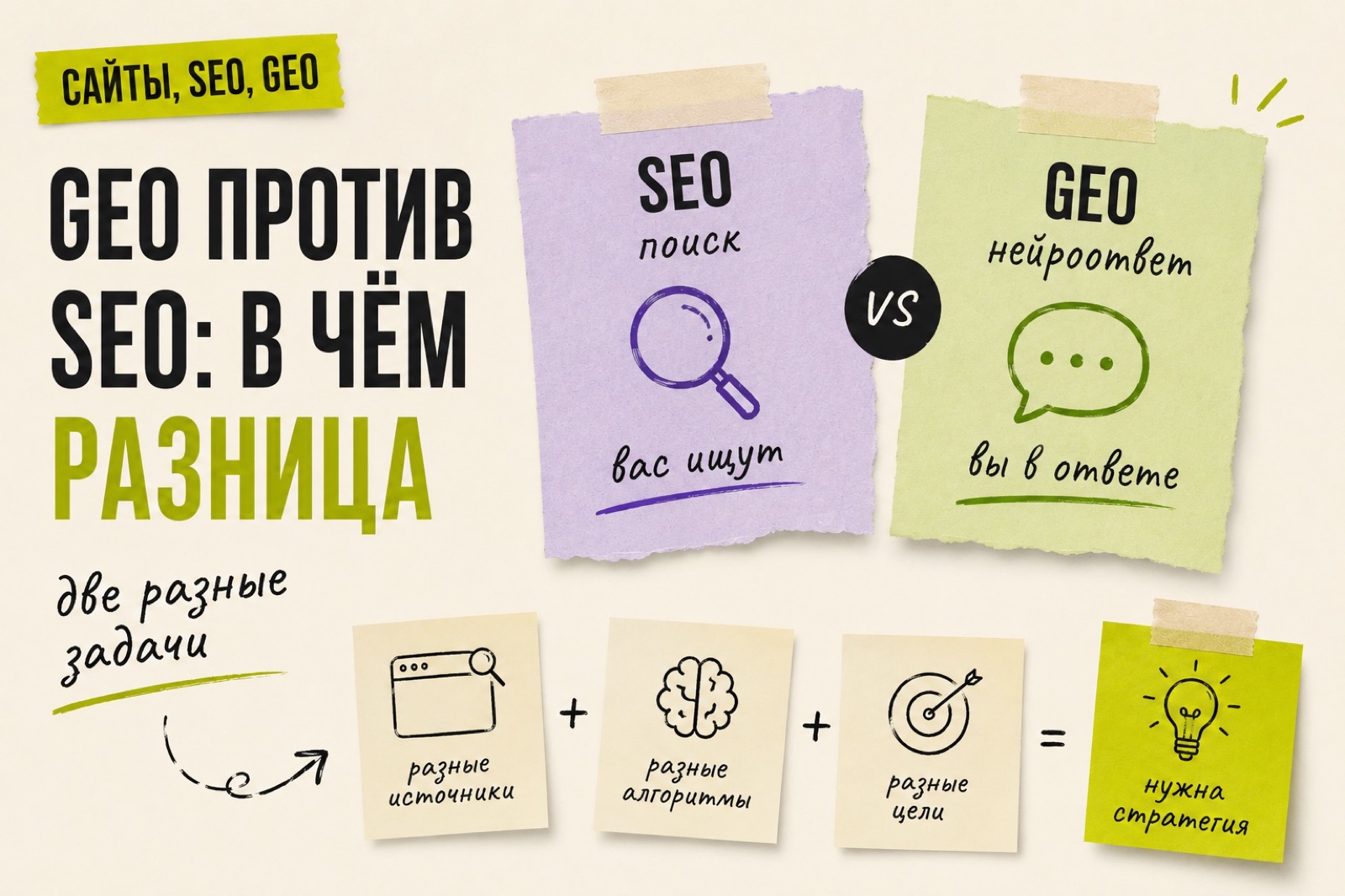 Чем GEO отличается от SEO