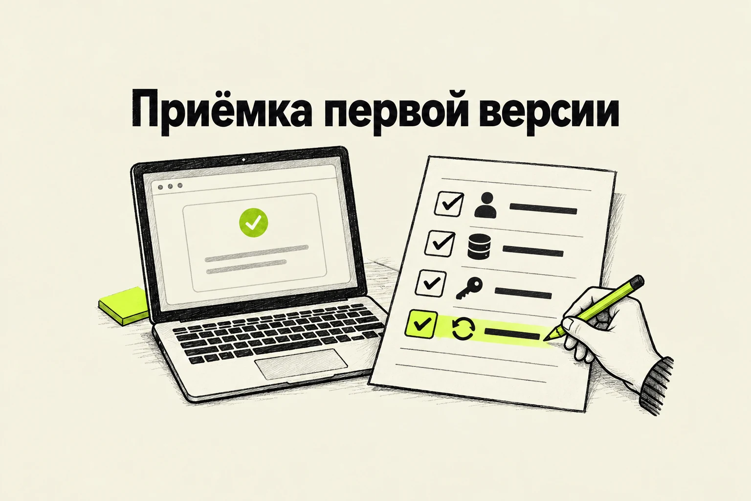 Как принимать первую версию сервиса: критерии готовности для заказчика