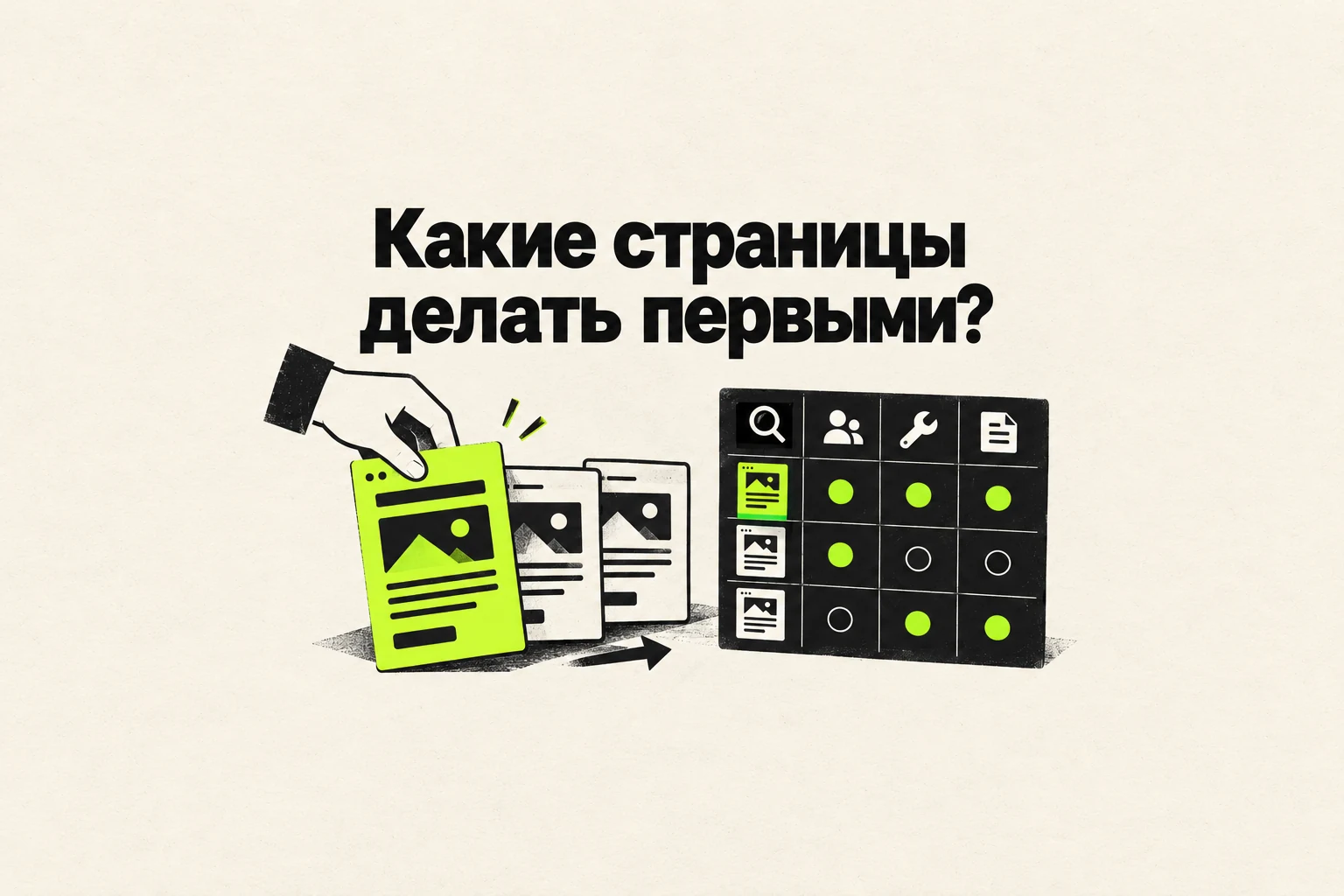 Какие SEO-страницы делать первыми: приоритет по спросу и близости к продаже