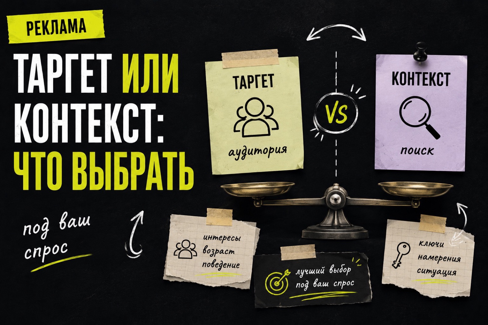 Таргет и контекст: чем отличаются