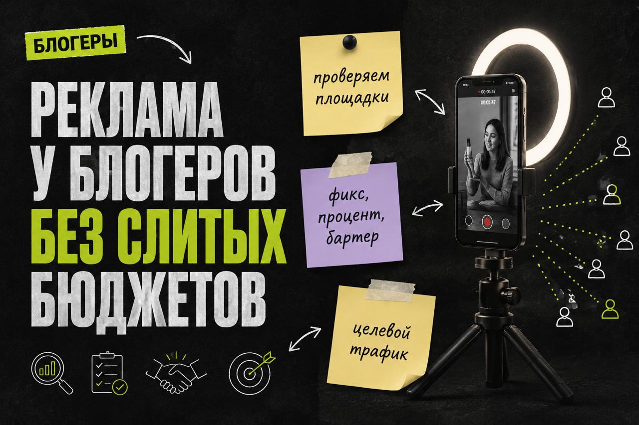 Реклама у блогеров с измеримым результатом